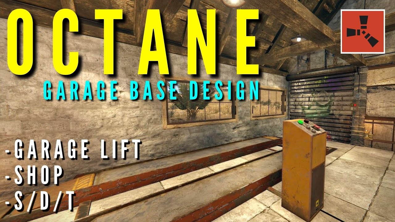 RUST Car Garage Base and Shop!