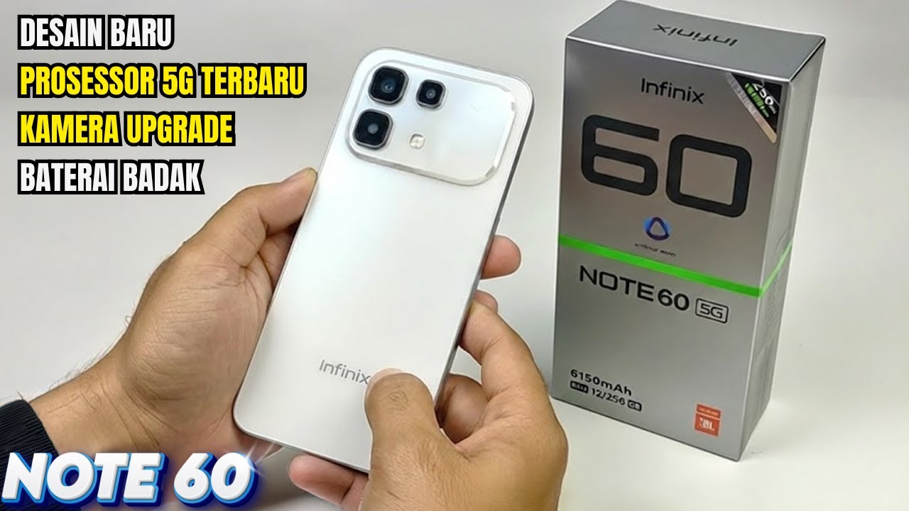 VERSI PALING MURAH‼️INFINIX NOTE 60 5G RILIS, HP INFINIX SEKARANG MAKIN BERKELAS