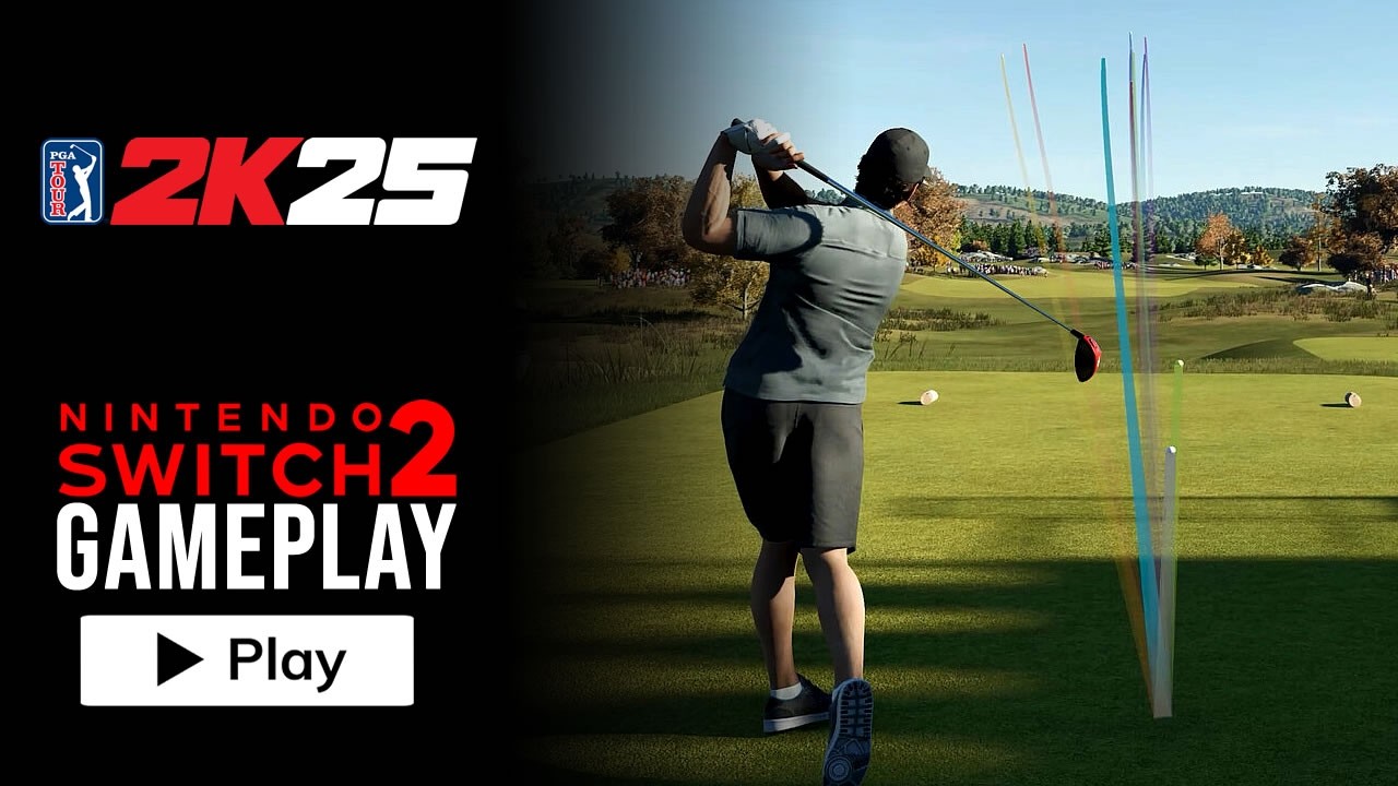 PGA Tour 2K25 - Nintendo Switch 2 Gameplay (4K)