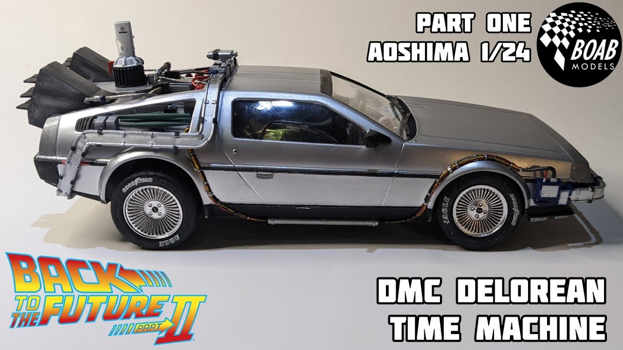 Building the DeLorean Time Machine - Part 1 - Back to the Future II - Aoshima 1/24