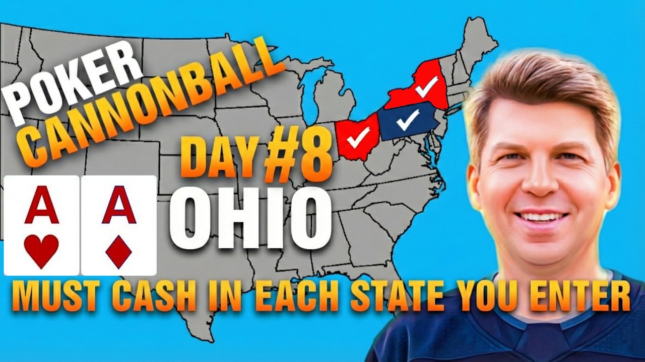 NYC to LA Speed Challenge in Ohio Poker Vlog w Firaldo Niall Farrell