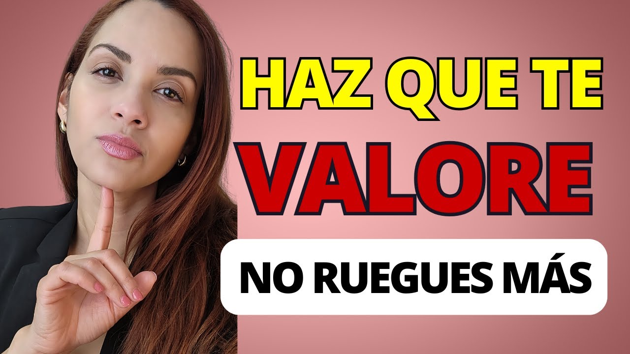 Recupera el respeto perdido! Esto hará que te valore!