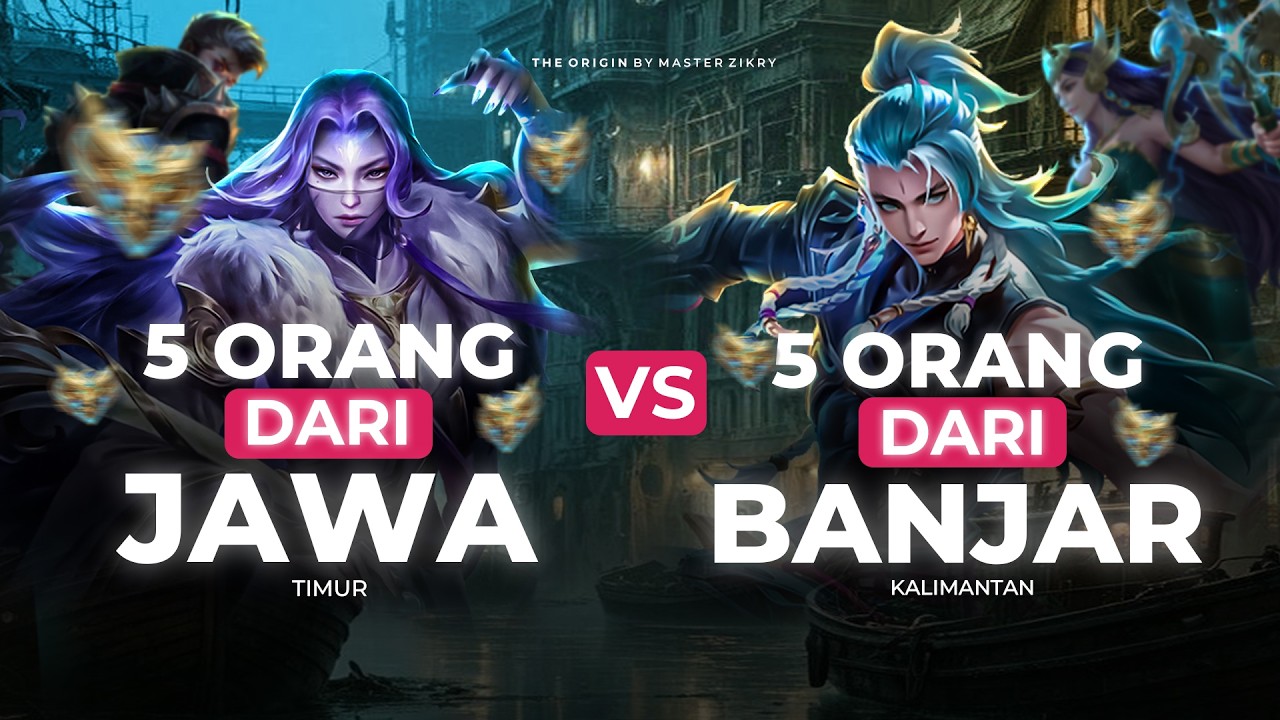 5 ORANG JAWA vs 5 ORANG KALIMANTAN  -  TOP UP KUILMASTER.COM