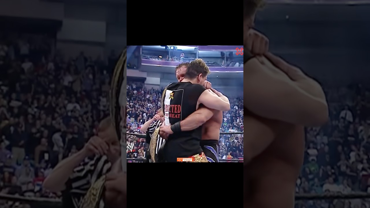 Eddie Guerrero Hugs Chris Benoit! 🔥