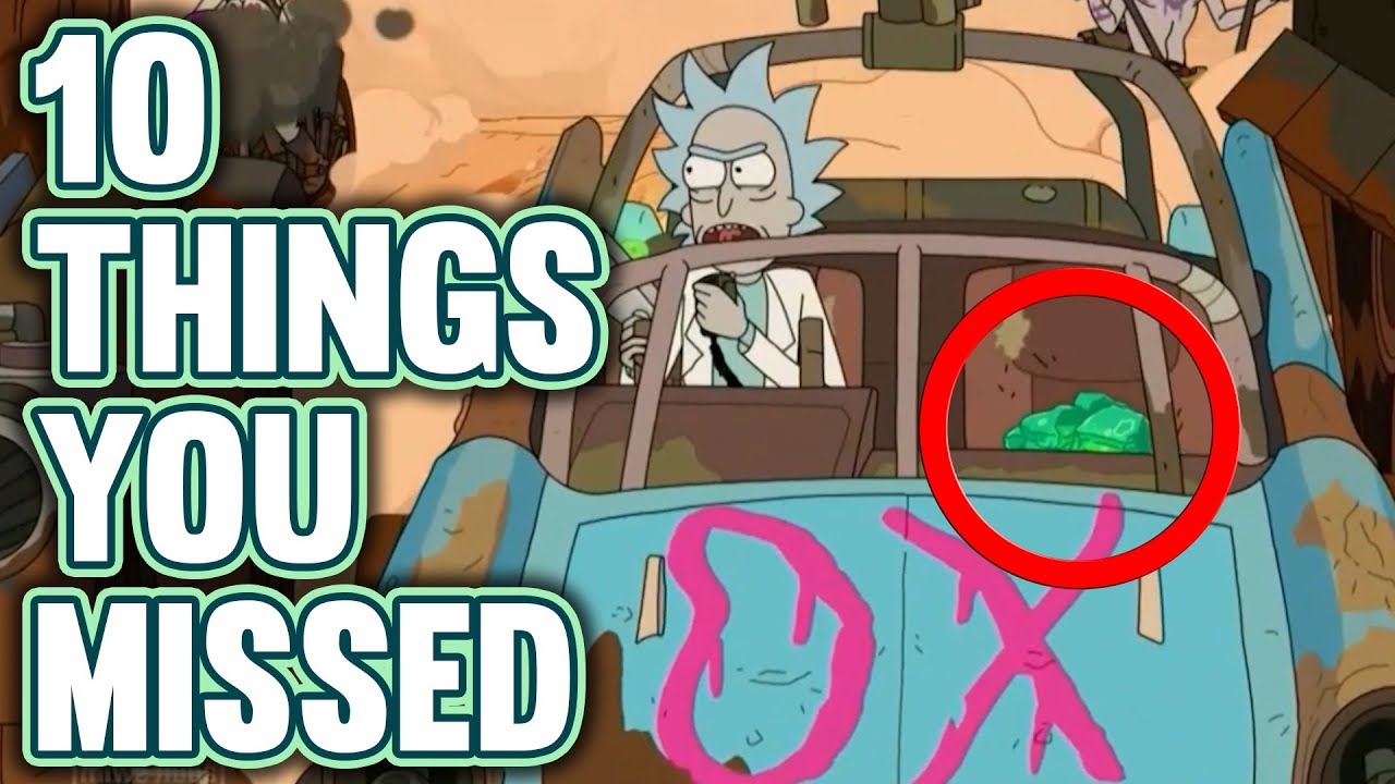 10 Things You MISSED In The New Rick And Morty Episode 