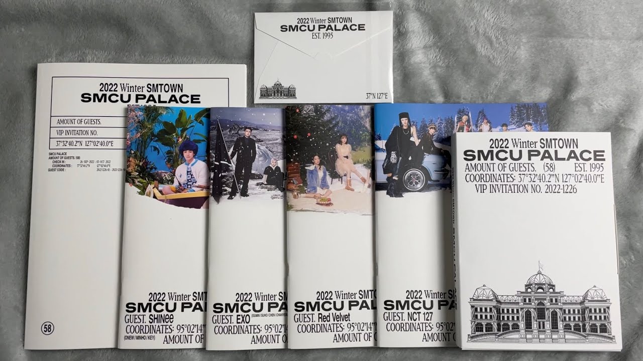 ♡Unboxing 2022 Winter SMTOWN : SMCU Palace (Portrait, Palace, Membership Card & Various Group Ver.)♡