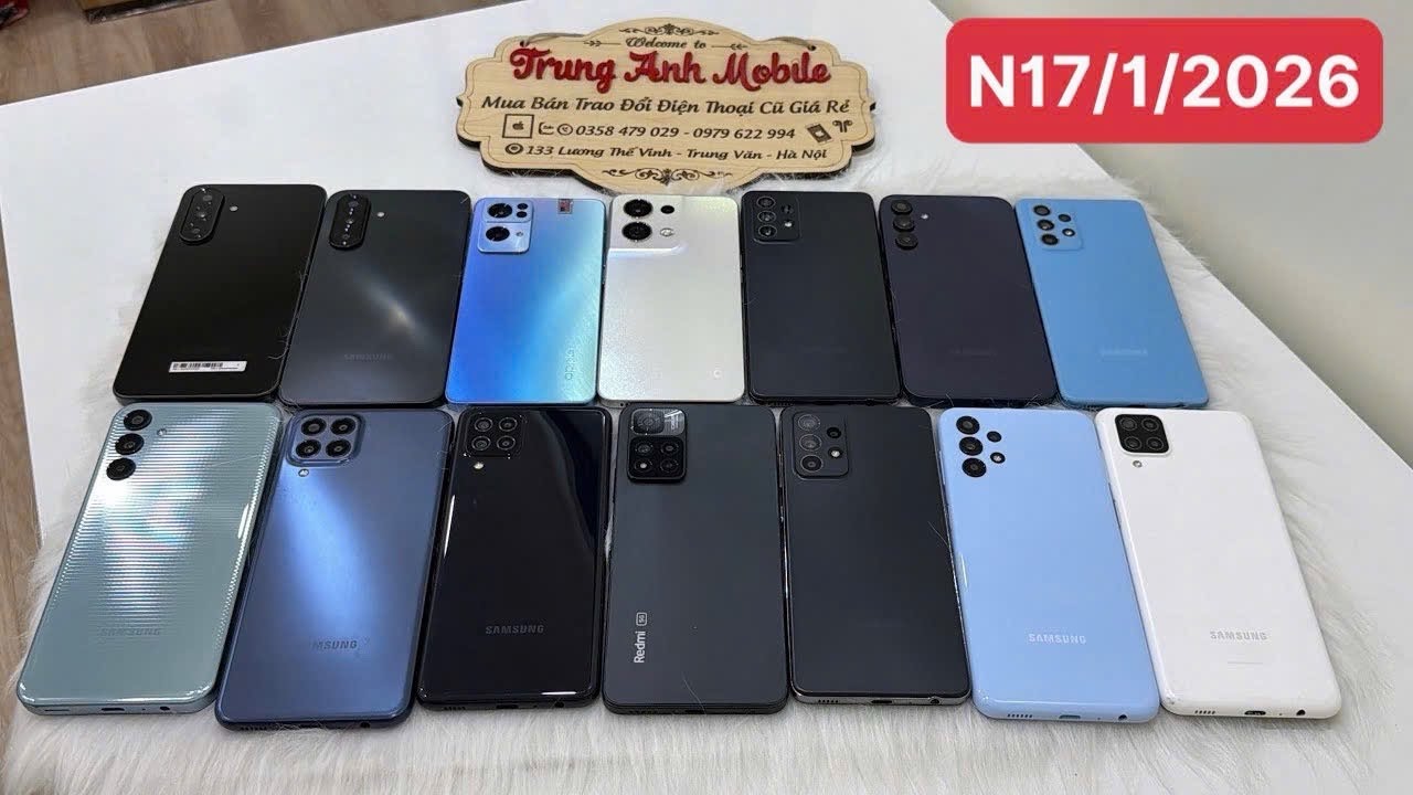 17/1/2026 Xả ĐT Rá Quá Hời || OPPO Reno7Pro 5G - Reno 8 || Samsung A17 - A26 - A72 - A52 || Mi Not11
