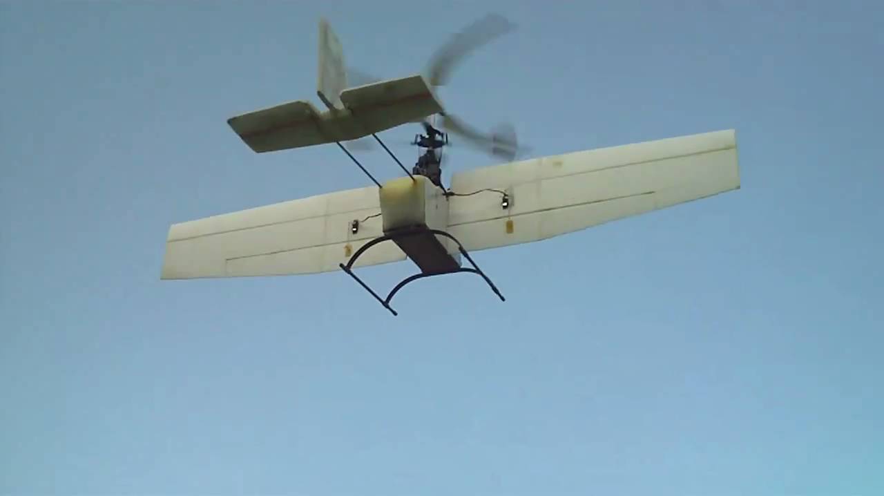 Tilt Wing Coaxial Helicopter VTOL RC
