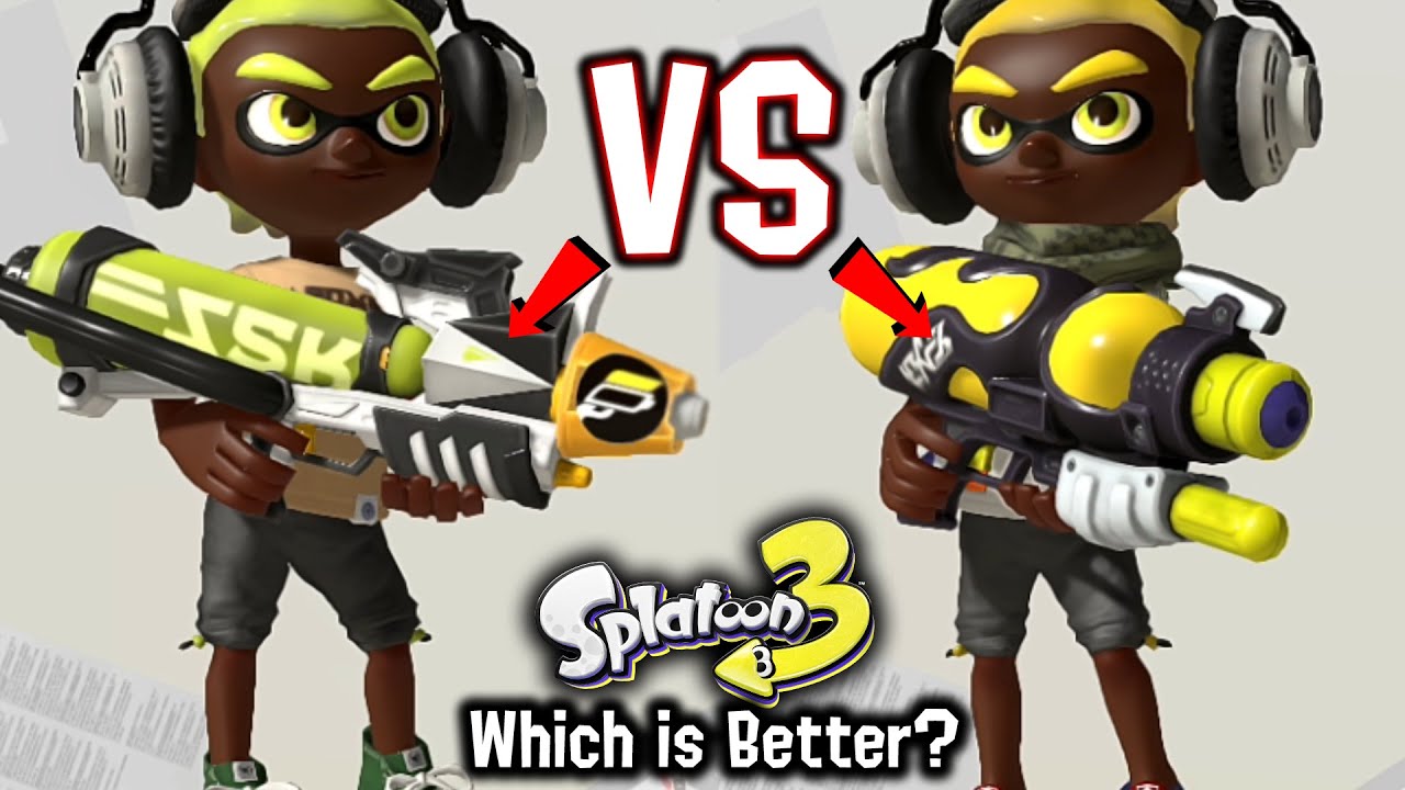Which is BETTER Splattershot Pro Vs Splattershot Nova in Splatoon 3