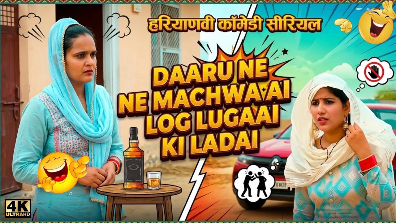 दारू ने मचवाई लोग लुगाई की लड़ाई Full video #हरियाणवी पारिवारिक नाटक #Haryanvi Natak 