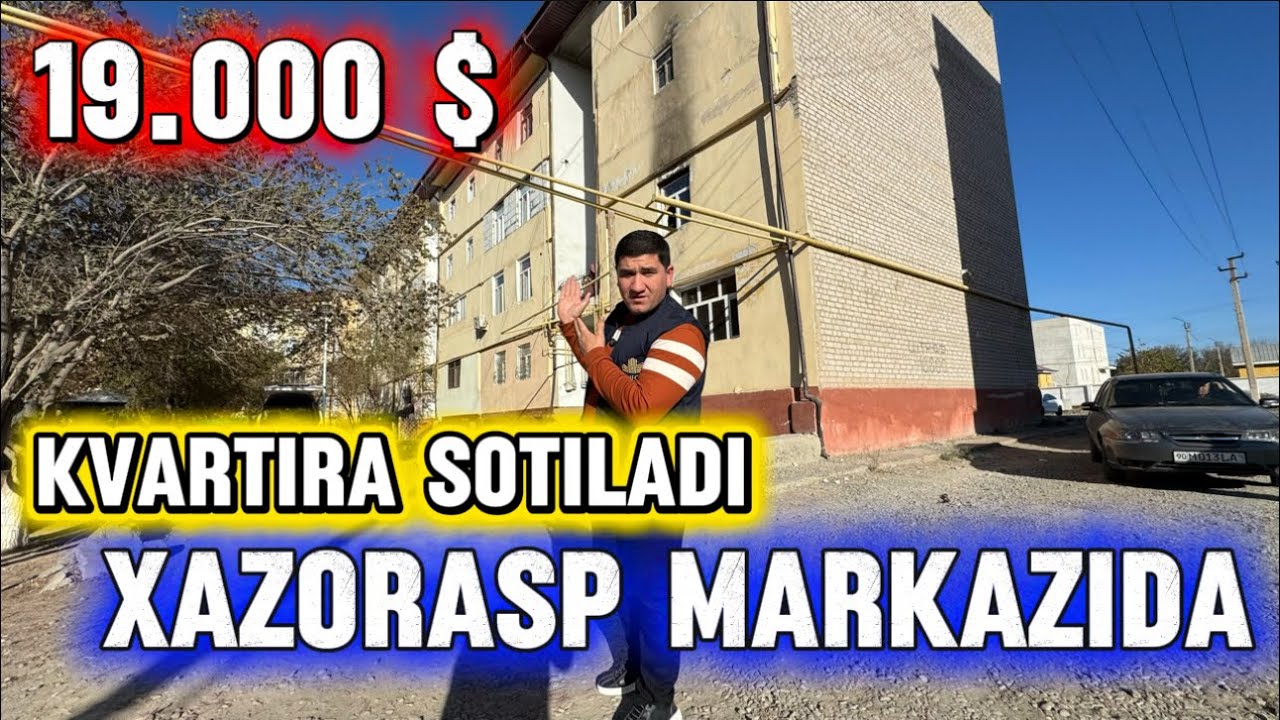 XAZORASP MARKAZIDA KVARTIRA SOTILADI