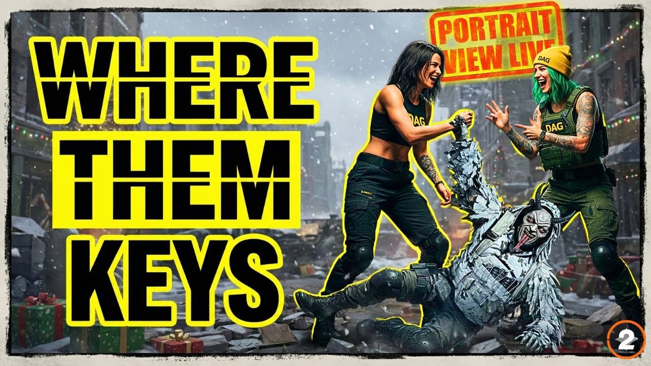 Where Them Keys Winter Event🎄🎁 ~ DAG 🔴LIVE Division 2​ Portrait