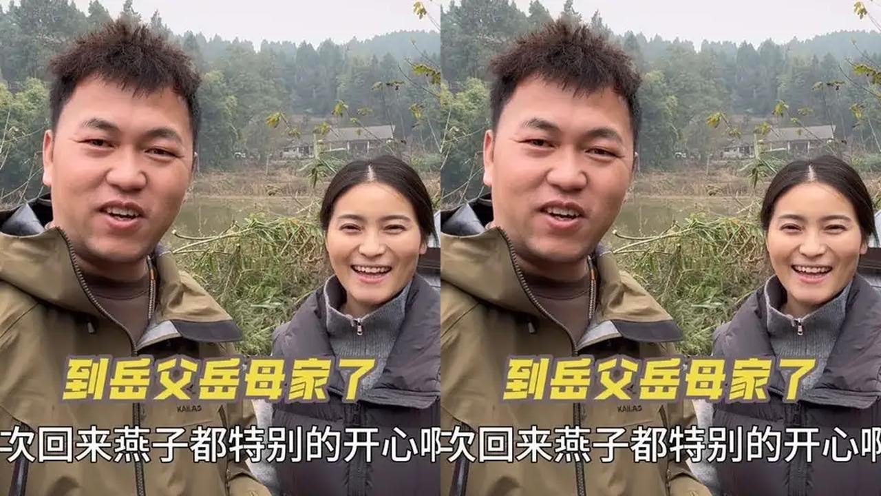 到岳父岳母家了，百万百里见到我们激动坏了，今晚又吃柴火土鸡 #常回家看看 #乡村生活 #回娘家 #宠物 #烟火气