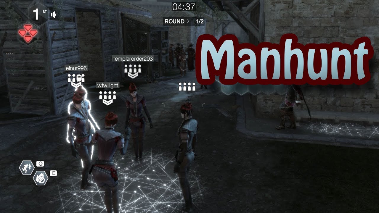 Assassins creed brotherhood - multiplayer - manhunt - Tons of rossa are here xD