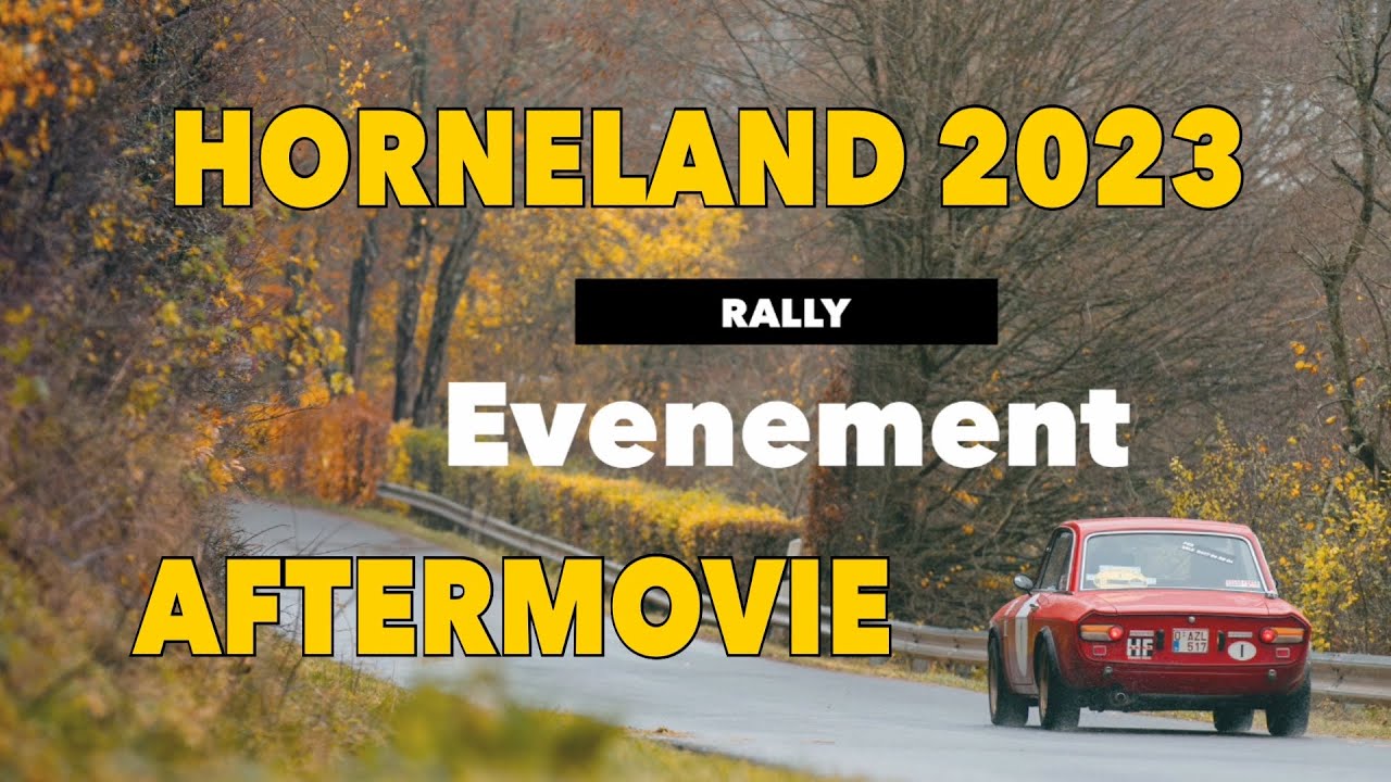 RALLY CARS OLDTIMERS  | HORNELAND HISTORIC RALLY EVENT 2023 | AFTERMOVIE