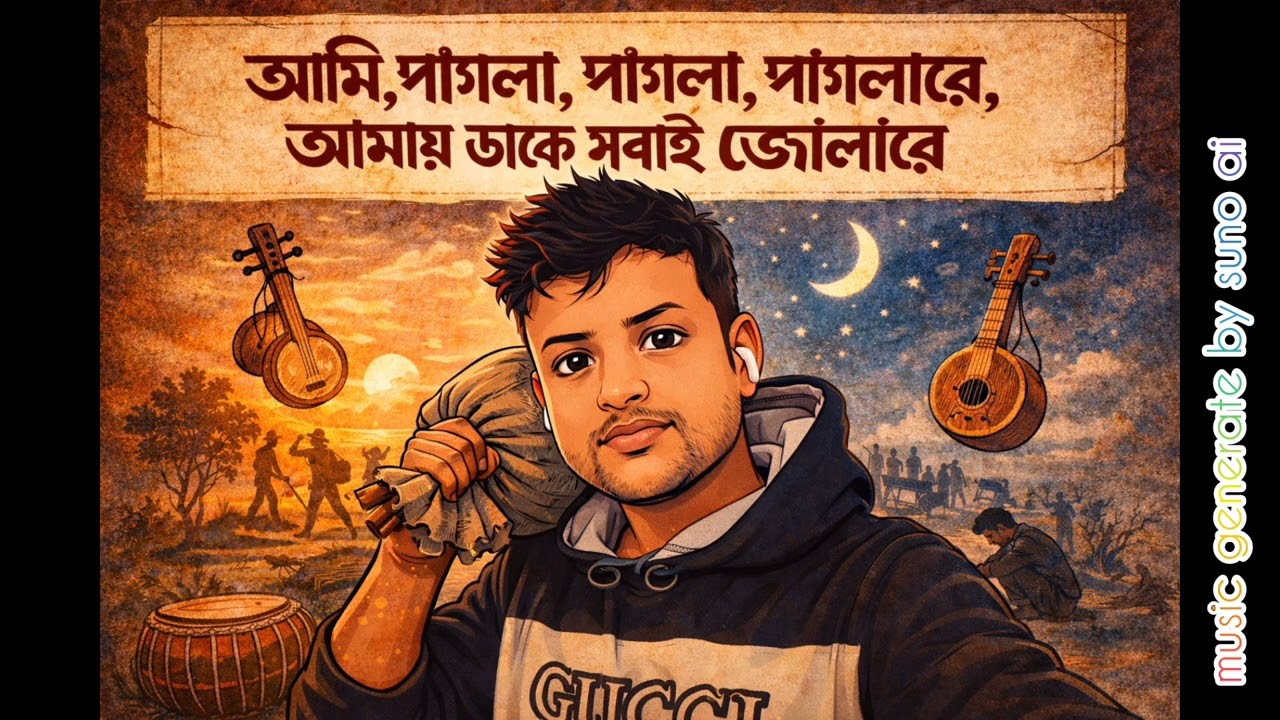 ব্যথার মালা | বাংলা নতুন গান ২০২৬ | পাগল রিপন  | Bethar Mala - Official AI Song | Pagol Ripon |
