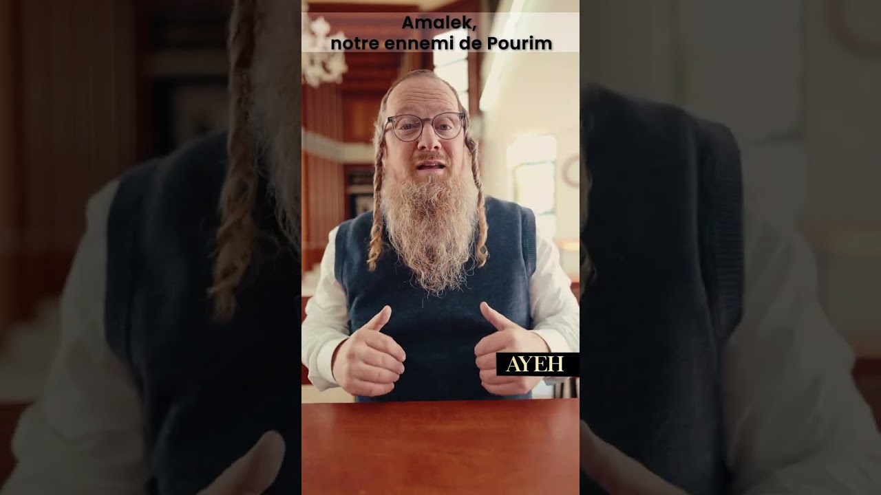 🖥️ Amalek, notre ennemi de Pourim 🔥