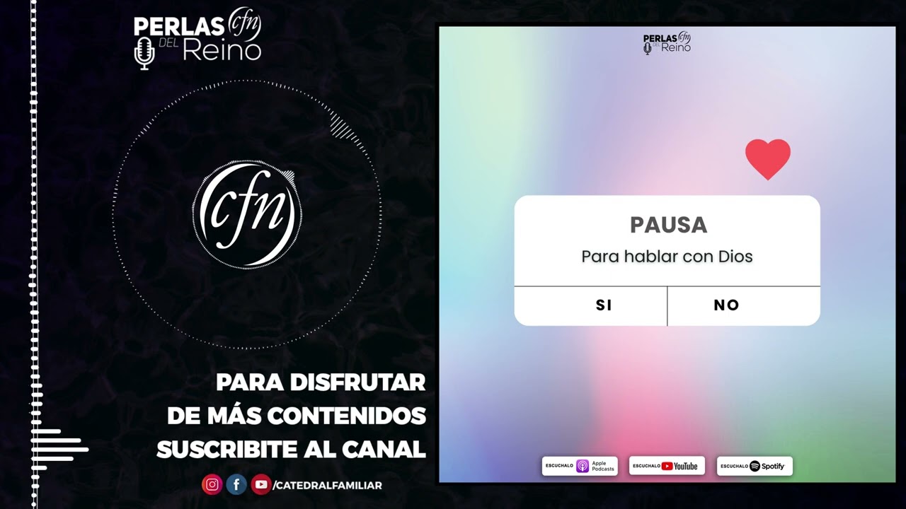 Pausa, para hablar con Dios