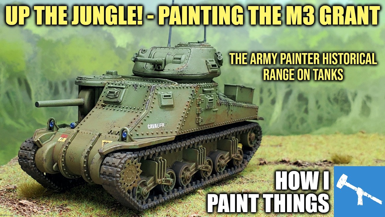 Painting the M3 Lee/Grant - Warlord's Plastic Kit [How I Paint Things]