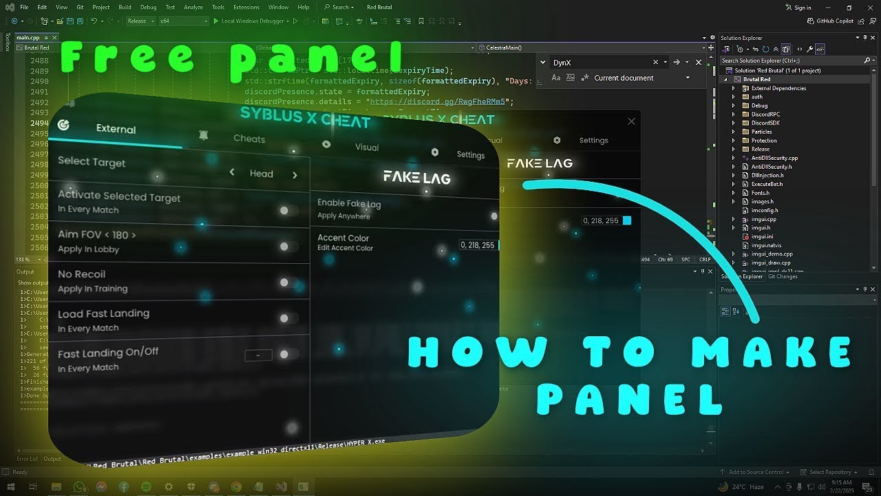 How to Make Free Fire Panel C# Bangla 🎯 A To Z || Aimbot Panel Make Free Fire || 