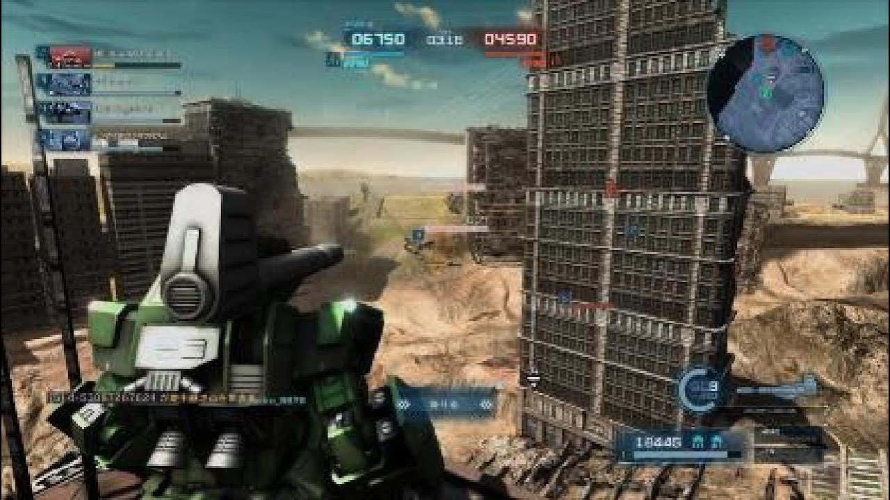 バトオペ2　フルアーマーガンダム最高!!