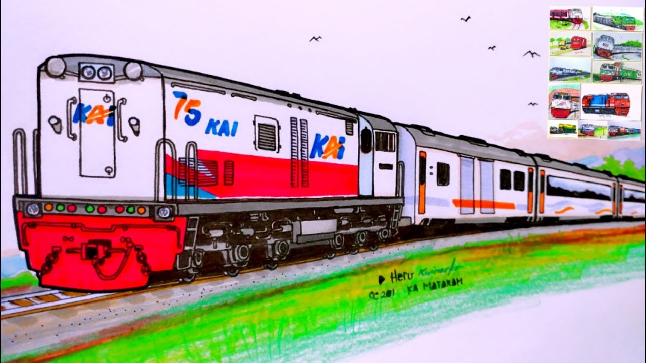 KA MATARAM LOKOMOTIF CC 201, Kereta Api Indonesia