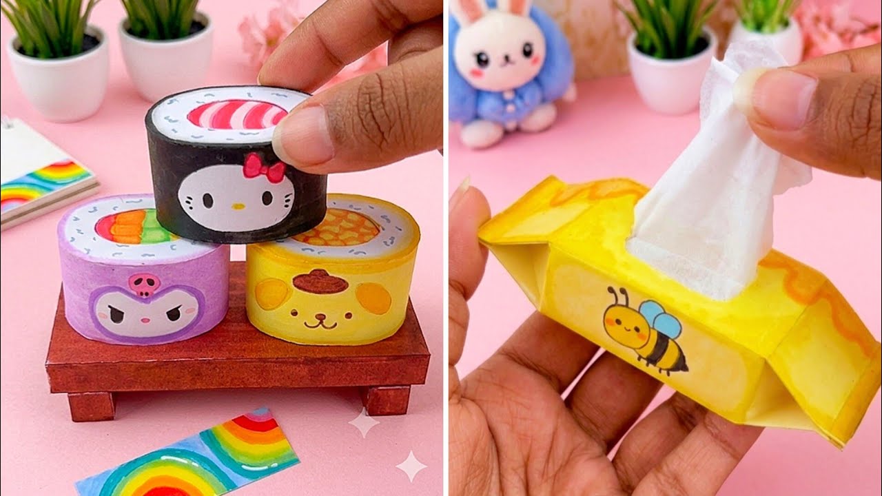 10 Easy craft ideas / miniature craft / Paper craft / how to make / Helena's Craft