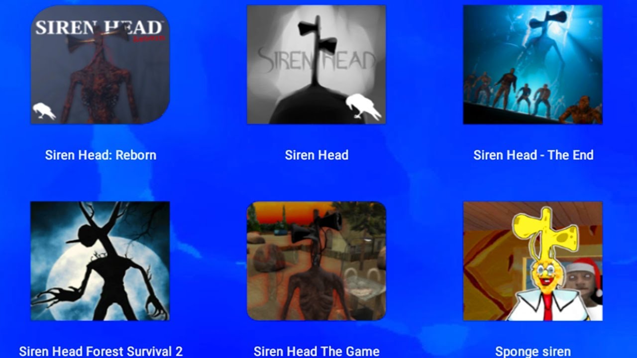 Siren Head The End,Siren Head Field,Siren Head Forest Survival 2