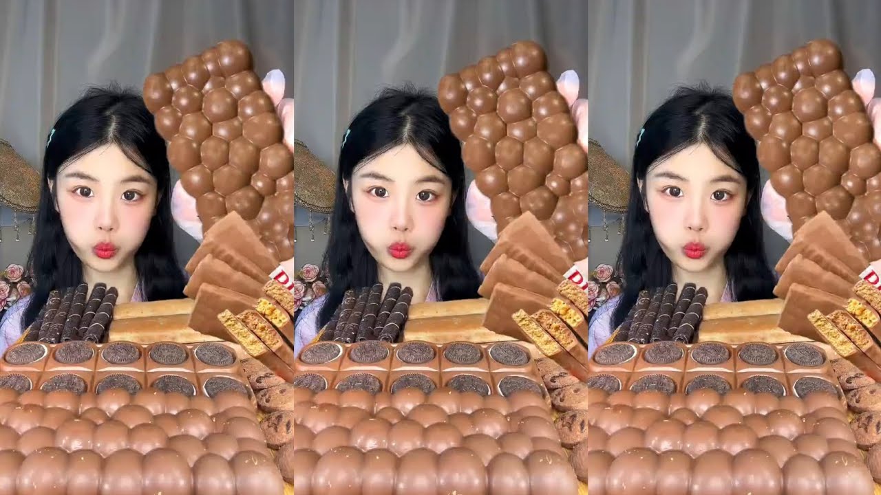 Eating a Table Full of Chocolate Bars 🤩 | ASMR Chocolate Eating & Protein Bar Review