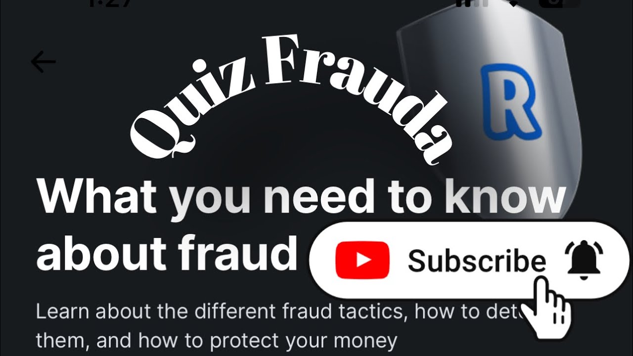 Revolut - Lectie despre Frauda 2024 #fraud #quiz