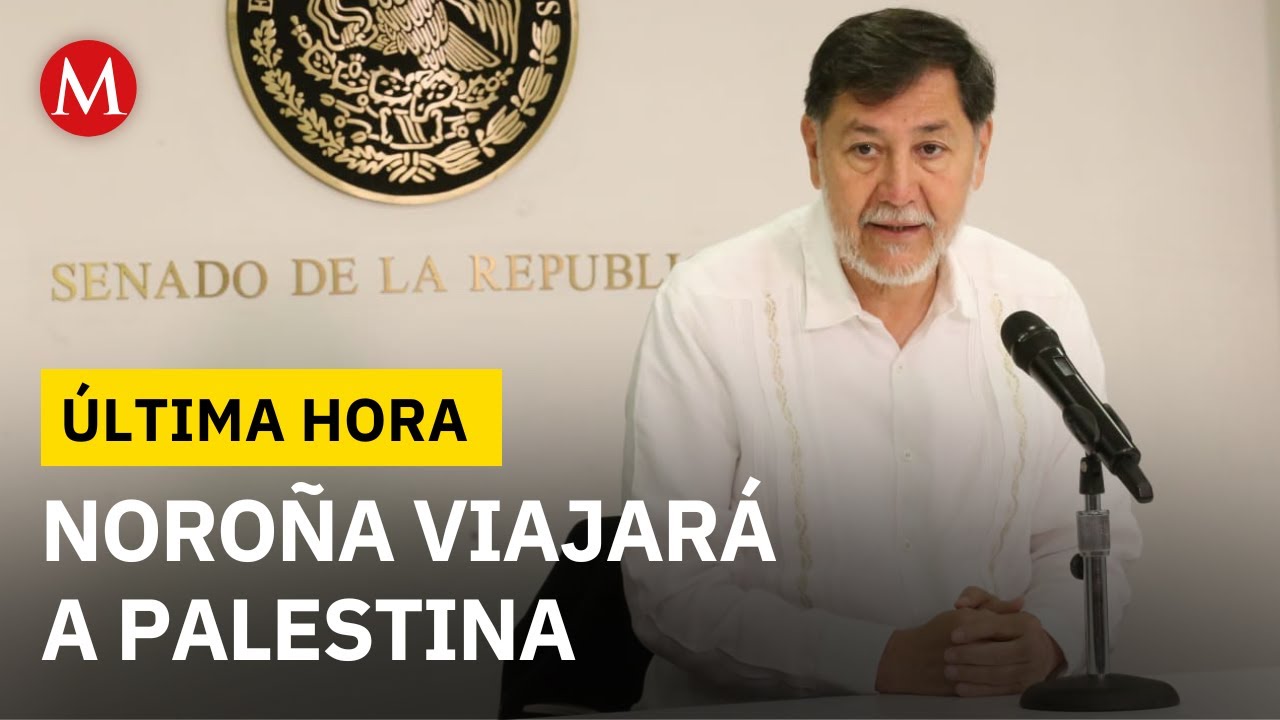Noro&ntilde;a pide licencia en el Senado para viajar a Palestina