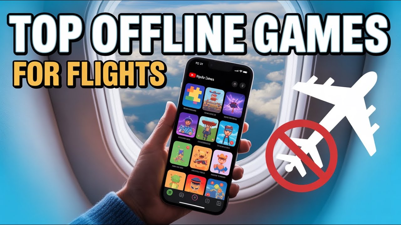 10 Best Games to Play on a Plane Without WiFi