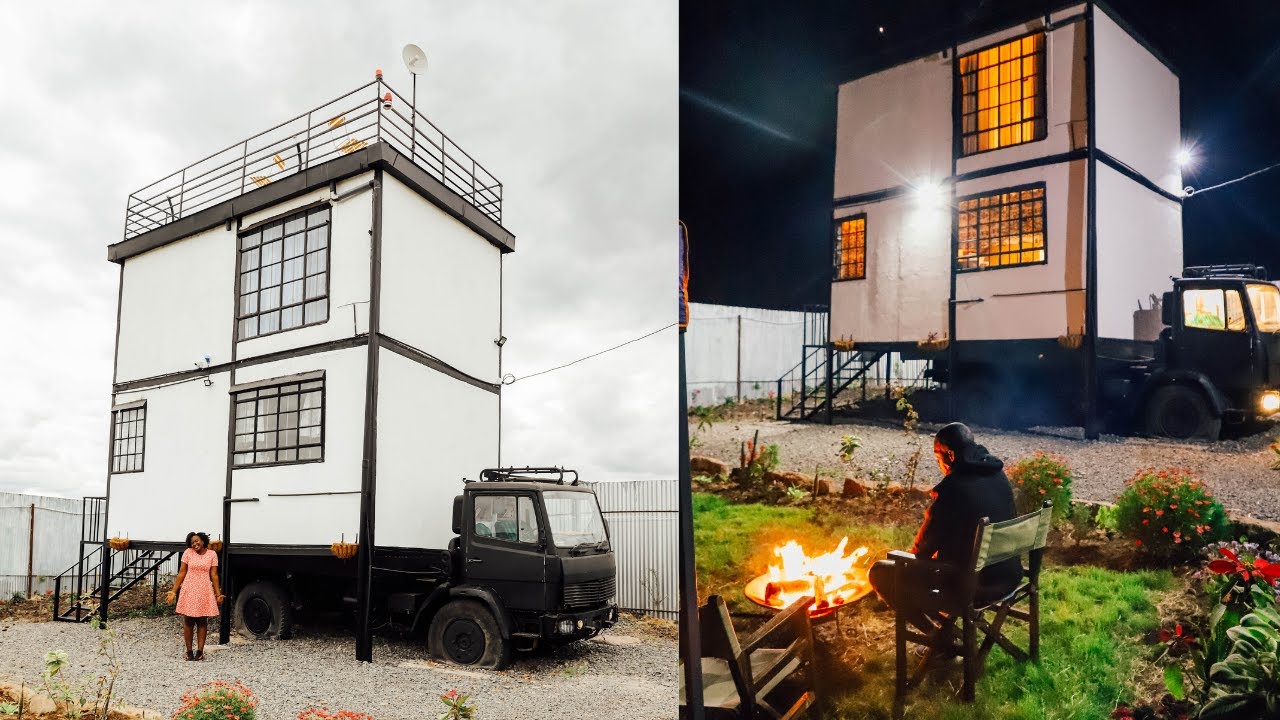 HOW A YOUNG KENYAN BUILT A TRUCK HOUSE IN MACHAKOS