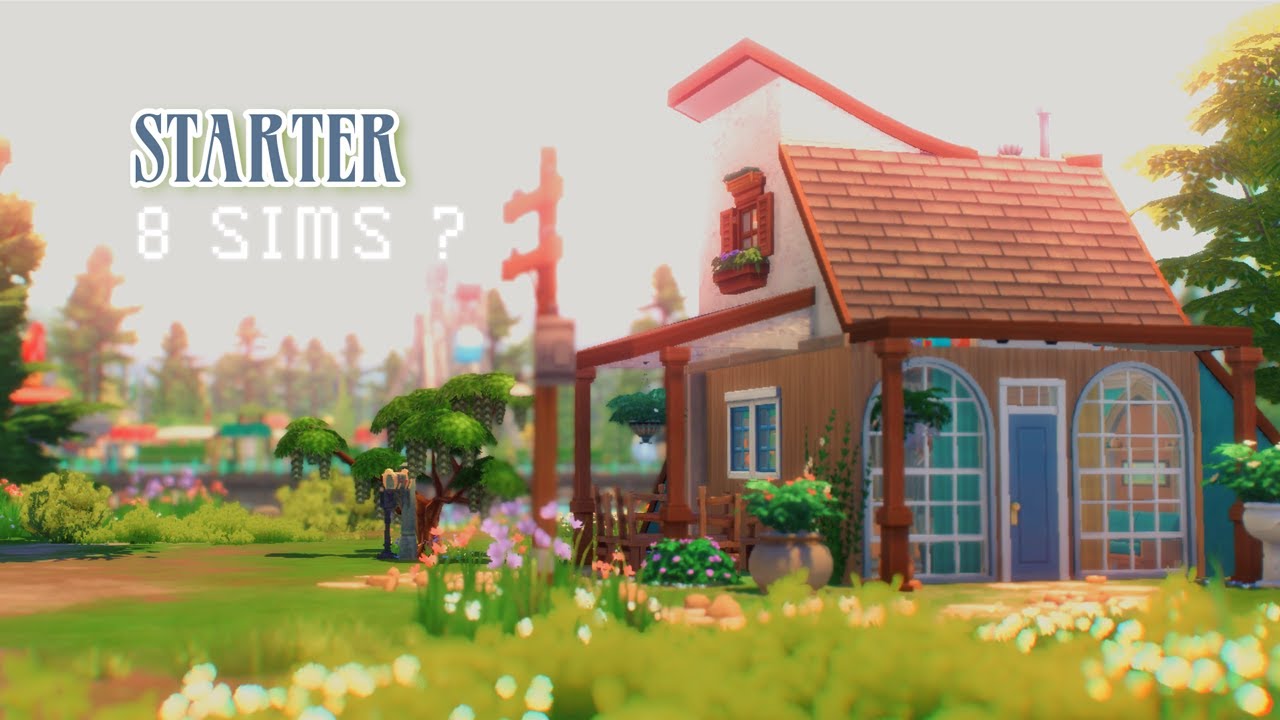 Une mini maison STARTER pour 8 SIMS ?!