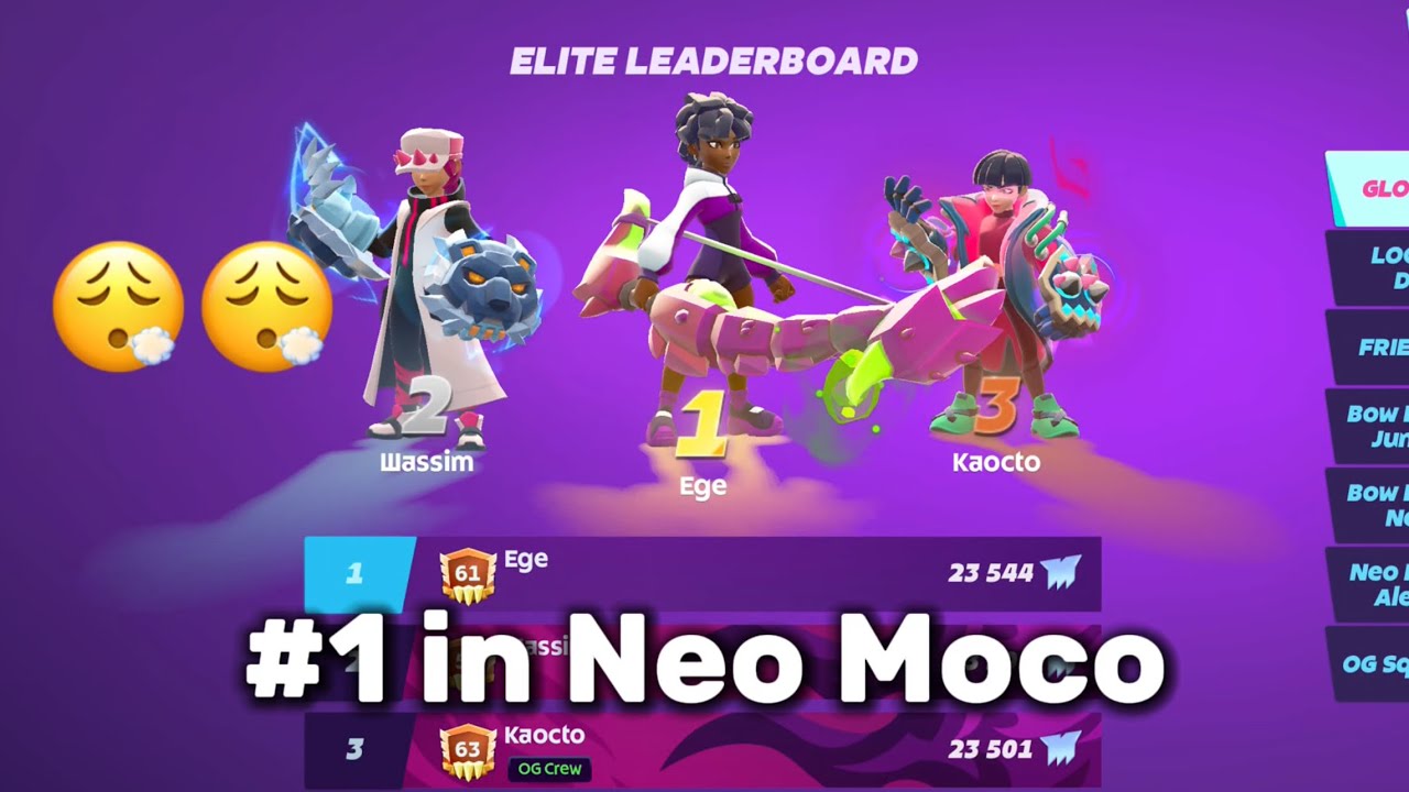 NUMBER 1 GLOBAL IN NEO MOCO BABYYY 🔥🔥🔥 