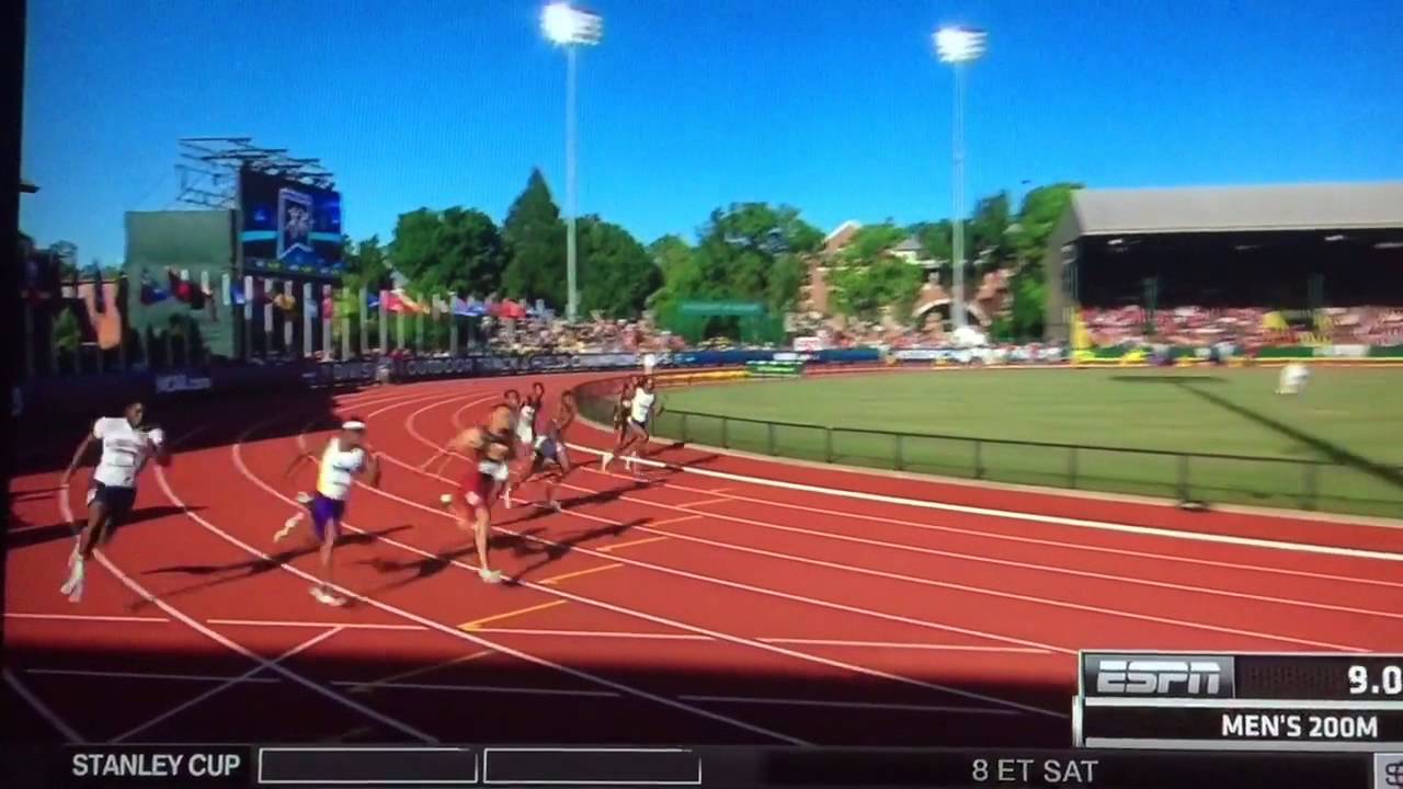 Andre Degrasse NCAA D1 200M 19.58