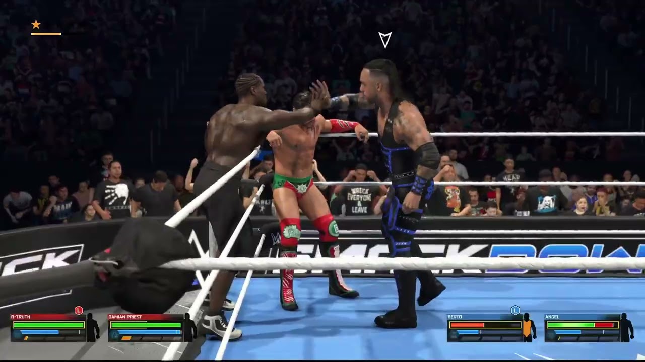 WWE 2K26 - Дэмиан Прист и R-Truth против Los Garza