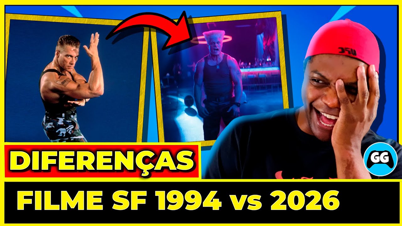Diferenças no elenco do filme de Street Fighter de 2026 vs 1994