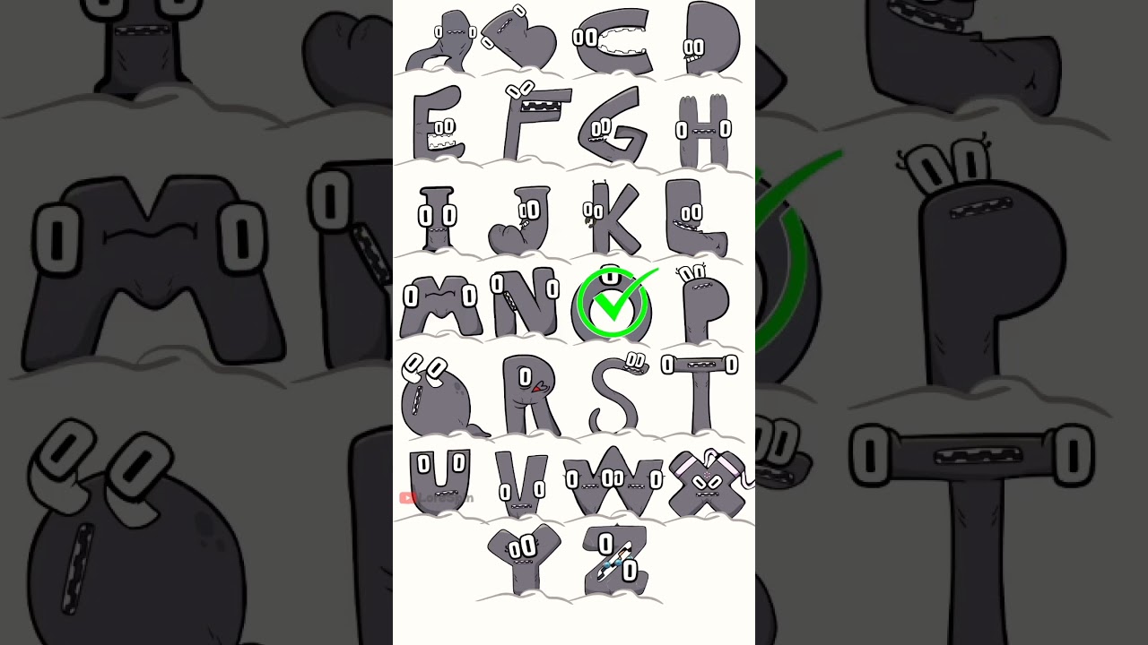 ALPHABET LORE A-Z but everyone is T #alphabetloresong #alphabet #alphabetlorememes #shorts