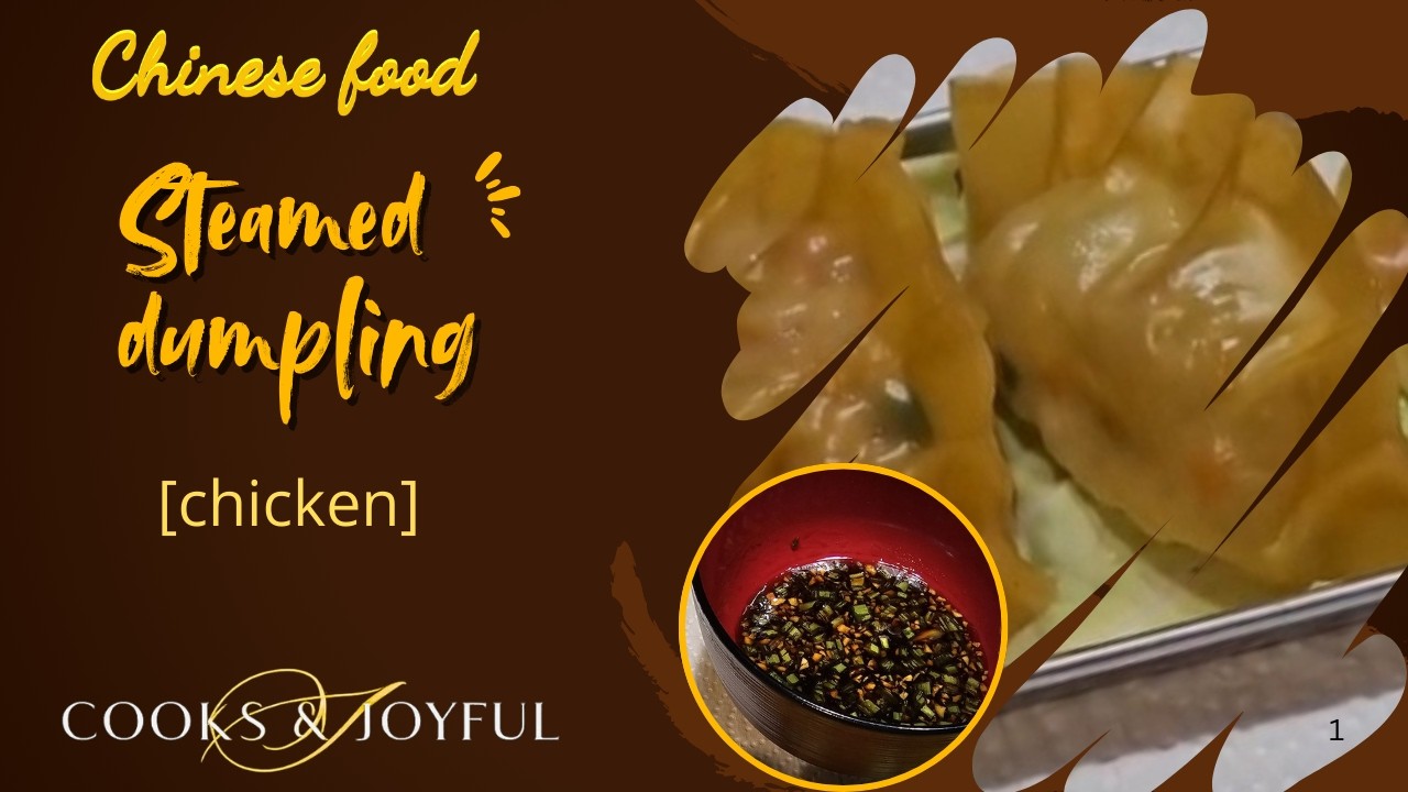 Steamed Dumplings Chicken