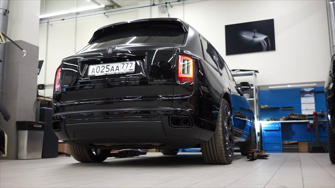 Rolls Royce Cullinan stock exhaust VS SPOFEC Race exhaust