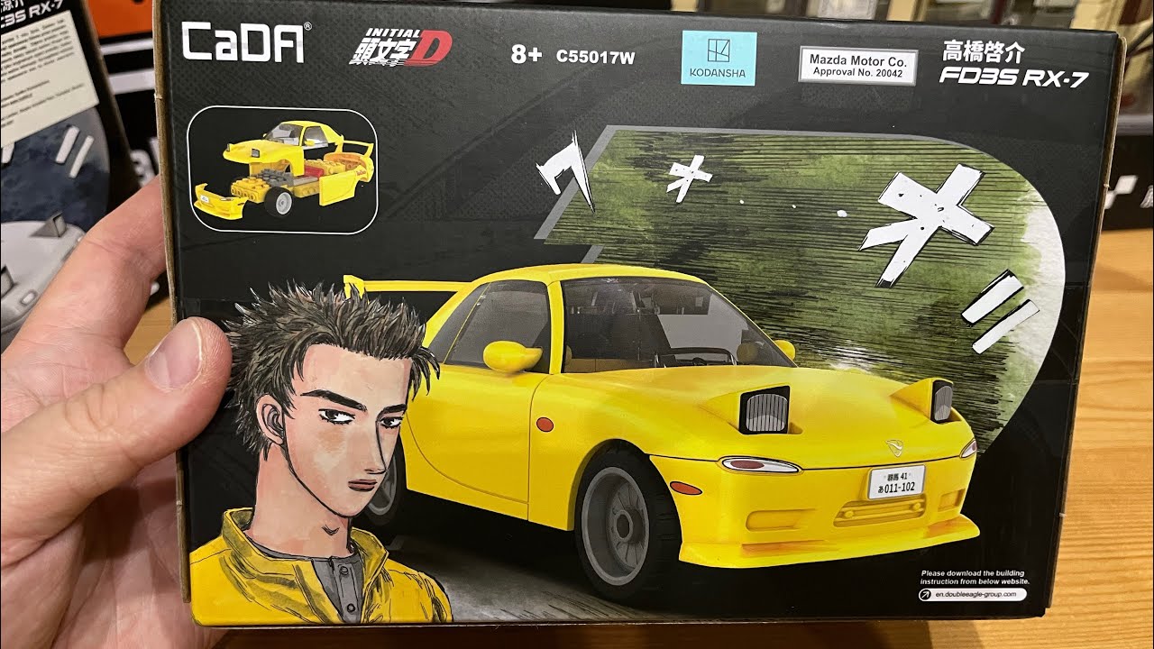 CaDA C55017W | Mazda FD35 RX-7 | Initial D | Recenzja