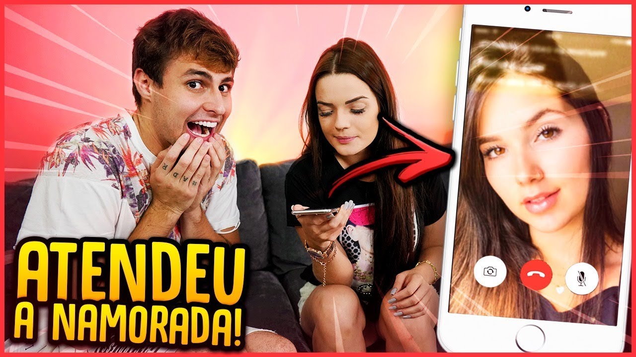 NAMORADA LIGOU E UMA GAROTA ATENDEU O CELULAR!! - TROLLANDO MINHA NAMORADA [ REZENDE EVIL ]