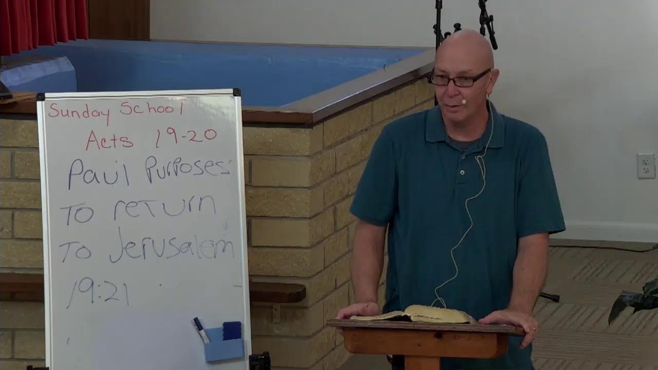 Sunday Morning Bible Study 03/01/26 -  Acts 20-21