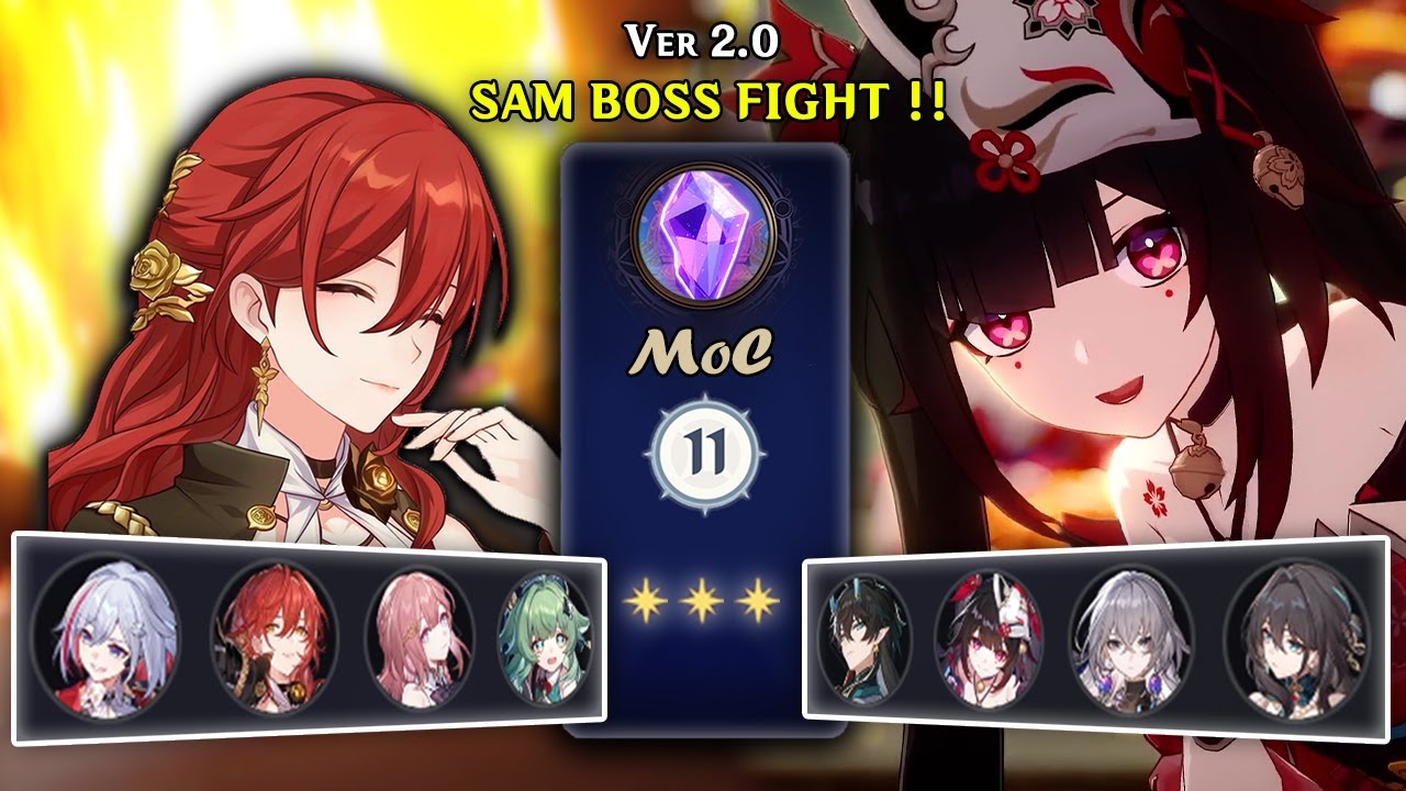 E0S1 Topaz x Himeko & E0 Sparkle x Danheng IL | MoC 11 Clear | Honkai Star Rail 2.0