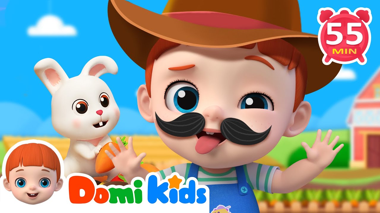 老麥叔叔的大農場 |  熱門TOP | 人氣兒歌 | Kids Song | 童謠 | domikids | 寶貝多米