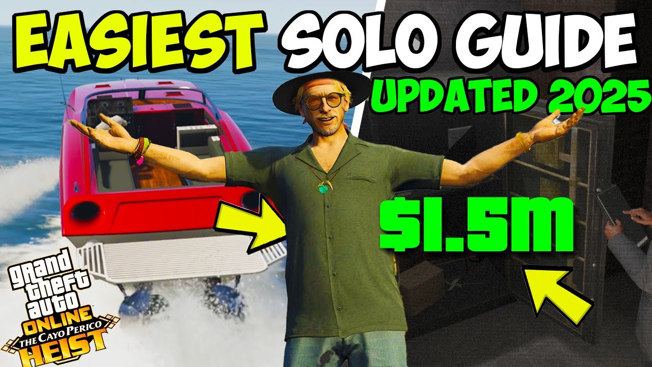 ULTIMATE New Solo Cayo Perico Guide First Time Method GTA 5 Online 2025