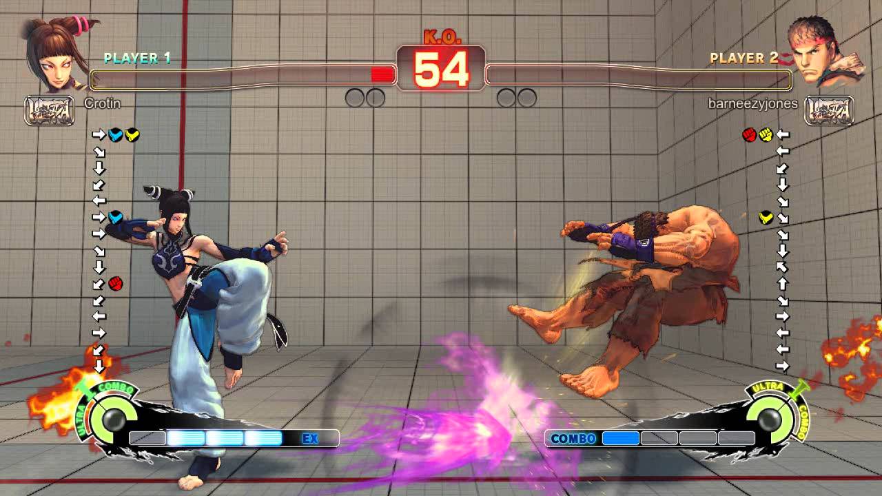 Ultra Street Fighter IV battle: Crotin (Juri) vs barneezyjones (Ryu)