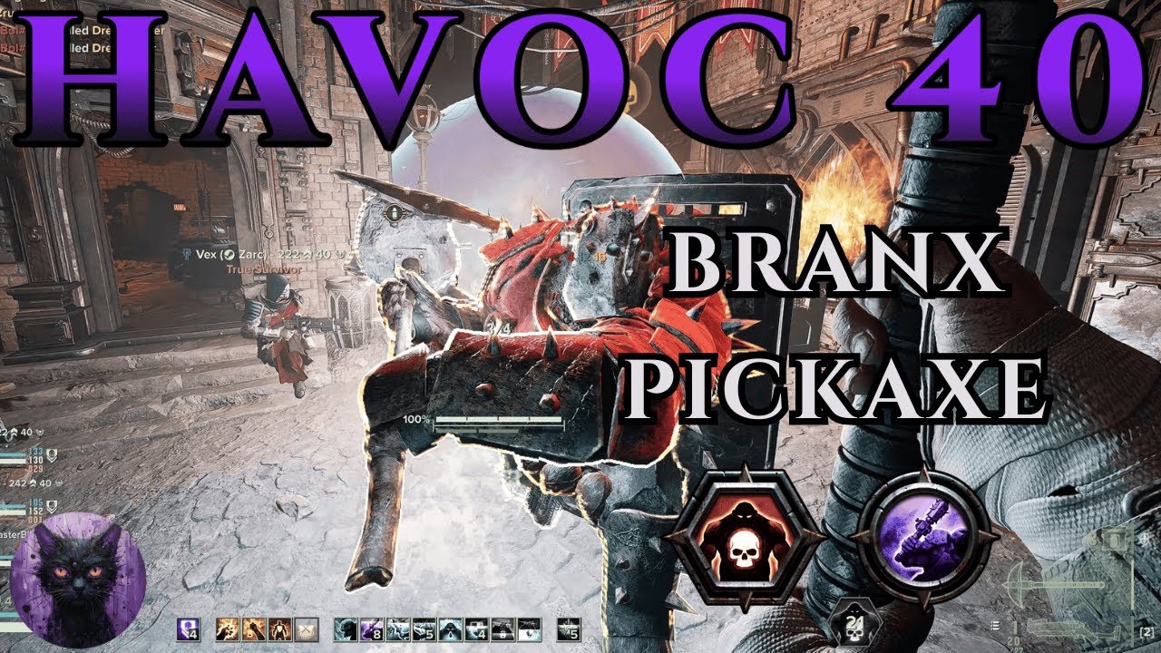 Ogryn - Branx Pickaxe & Rumbler | Havoc 40 Gameplay | Mercantile | Darktide