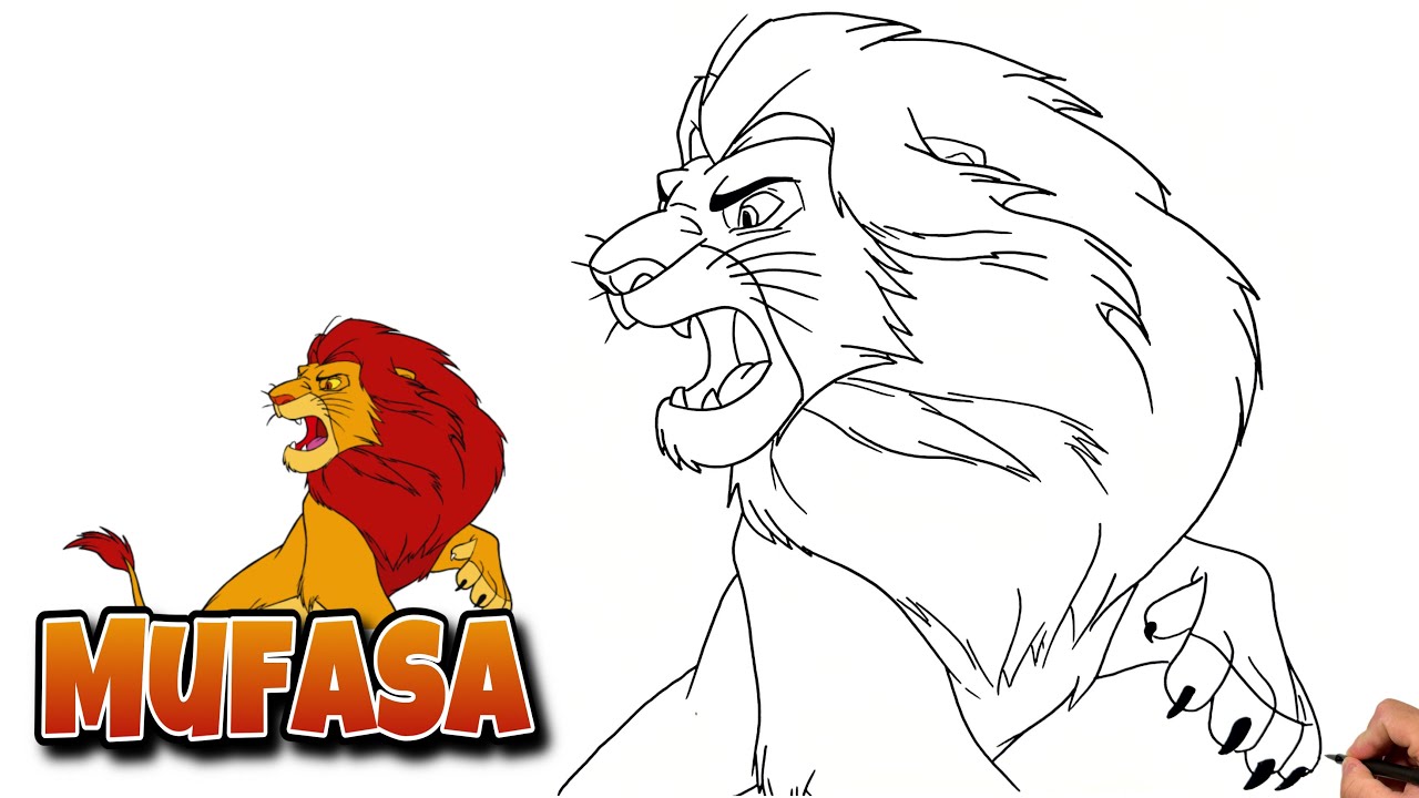 How To Draw MUFASA | Mufasa: The Lion King #mufasa #mufasathelionking